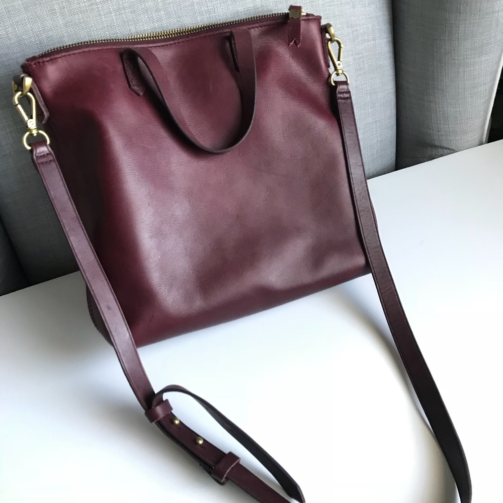 Madewell Mini Transport Crossbody, Dark Cabernet